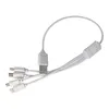 USB-Ladekabel 4 in 1 passend für USB-C, Mini-USB, Micro-USB Produktbild-Vorschau 2