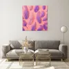 Bilder auf glas - Vogel Feder Farbe Komposition - 70x70cm - Produktbild-Vorschau 7