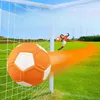 Magischer Curve-Fußball aus EVA-Schaum, orange-weiß – Produktbild-Vorschau 2