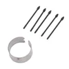 A set of digital stylus tips and a metal ring on a white background. Náhled obrázku produktu