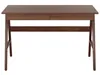 BELIANI Psací stůl hnědý 120 x 70 cm 2 zásuvky moderního Náhled obrázku produktu 5
