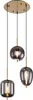 Globo Lighting Lampe à suspendre métal couleur laiton, 3x Voir les images du produit 1