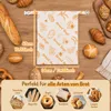 2 sacs en cire d'abeille pour le pain, dimensions 43 cm x Voir les images du produit 2