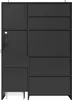 Flieks Küche Hochschrank mit Glastüren und LED-Beleuchtung, Produktbild-Vorschau 10