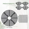 4er Blumentopfgitter Schwarz Blumentopf Produktbild-Vorschau 2