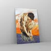 Bilder auf glas - Einteilig - Körper Mann bunt - 70x100cm - Produktbild-Vorschau 4