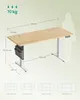 SONGMICS Výškově nastavitelný stůl, 140 cm, připojení Náhled obrázku produktu 7