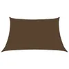 vidaXL Sonnensegel 160 g/m² Braun 3/4x2 m HDPE Produktbild-Vorschau 8