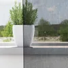 vidaXL Voile Vorhänge mit Lasche 2 Stk. Schwarz Produktbild-Vorschau 3