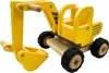 goki Bagger gelb Holz Gummmireifen 20x18x26cm Produktbild-Vorschau 13