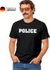 Herren T-Shirt Fasching Police Polizei Faschings-Shirt Produktbild-Vorschau 4
