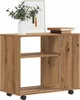 vidaXL Príkonový stolík, Imitácia dreva Artisan, 70x35x60,5 Náhľad obrázku produktu 2