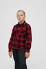 Brandit Chemise pour enfants 158/164 Rot/Schwarz kariert Voir les images du produit 1
