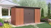 Casetta da giardino G21 GRAH 483 - 340 x 142 cm, marrone Anteprima dell’immagine prodotto 11