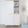 roba Kinderkleiderschrank 2-türig Leon - Griffe & Füße aus Produktbild-Vorschau 2