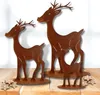 Rostikal 3er Weihnachtsdeko Set Hirsch Familie Edelrost Produktbild-Vorschau 1