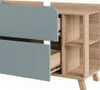Waschbeckenunterschrank Vicco Karen Sonoma/Blau 100 x 65 cm Produktbild-Vorschau 5