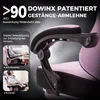 Gaming stoel met voetsteun, ergonomisch ontwerp, kussens Productafbeelding-voorbeeld 5