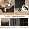 A collage of images showcasing a kitchen cart with various details highlighted. Anteprima dell’immagine prodotto