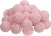 Girlanda Bawełna BALLS 20 lampek LED różowa 435 cm Podgląd zdjęcia produktu 1