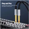 AUX Kabel 3.5mm auf 2x 6.3mm Klinke Stecker Klinkenkabel Produktbild-Vorschau 4