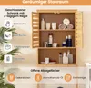 COSTWAY Über-Toilette-Speicherschrank, hoher Produktbild-Vorschau 3