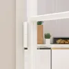vidaXL Drzwi wewnętrzne białe 93x201,5 cm szkło hartowane i Podgląd zdjęcia produktu 7