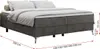 Boxspringbett ohne Kopfteil mit Bettkasten, Bett niedriges Produktbild-Vorschau 5
