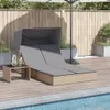 VidaXL 368640, Lounge, Obite siedzisko, Technorattan, Stal, Podgląd zdjęcia produktu 2
