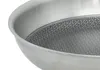 A close-up view of the interior of a metal pan with a textured pattern. Produktbild-Vorschau