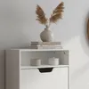 Szafka na buty Relaxdays z półką, wymiary: 140 x 80 x 24 Podgląd zdjęcia produktu 5