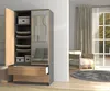 Kleiderschrank 90 cm mit Spiegel TAAVI – Eiche artisan / Produktbild-Vorschau 2