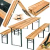 Set da birreria tectake, 3 pezzi, pieghevole, tavolo in Anteprima dell’immagine prodotto 12