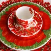 Taitù Fil Rouge Bacche - Teller flach 23 cm Produktbild-Vorschau 6