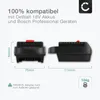 Akku-Adapter Kompatibel für DeWalt / Milwaukee 18V-20V Produktbild-Vorschau 4