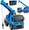 Malplay Kran gesteuerter Auto, Licht Krangeräusche Blau Produktbild-Vorschau 1