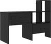 vidaXL Stôl čierny dub 100 x 40 x 90 cm materiál na báze Náhľad obrázku produktu 7