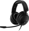 A black gaming headset with a microphone is shown against a white background. Produktbild-Vorschau