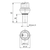 20x bulloni di offset M14x1.5 28mm bulloni eccentrici Anteprima dell’immagine prodotto 7