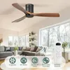 Sofucor Deckenventilator aus Massivholz ohne Licht, 136 cm, Produktbild-Vorschau 3