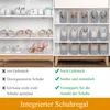 UISEBRT 20er Verstellbarer Schuhregale Set Rutschfest Produktbild-Vorschau 4