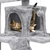 Yaheetech Kratzbaum Kletterbaum Katzenkratzbaum mit 3 Produktbild-Vorschau 6
