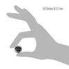 Nálepka Lancia 3D Official Logo Black, 21 mm, 2 kusy Náhľad obrázku produktu 4