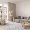 Tapiso Teppich VALLEY Modern Kurzflor Hellgrau Wohnzimmer Produktbild-Vorschau 4