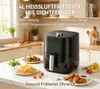 Zimilo 4L Heißluftfritteuse mit Sichtfenster, 1200W Air Produktbild-Vorschau 4