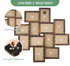 Bilderrahmen Set 12 Stück 13x18 cm Holz schwarz Collage Produktbild-Vorschau 3