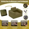 Nadmuchiwana sofa COSTWAY, pneumatyczna sofa kempingowa ze Podgląd zdjęcia produktu 7