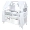 Baby-Delux Hausbett Kinderbett Gitterbett weiß 60x120 Produktbild-Vorschau 1