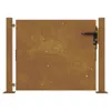 vidaXL Cancello da giardino 105x105 cm in acciaio corten Anteprima dell’immagine prodotto 4