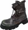 PAPUCEI Schnürstiefel Braun Produktbild-Vorschau 3